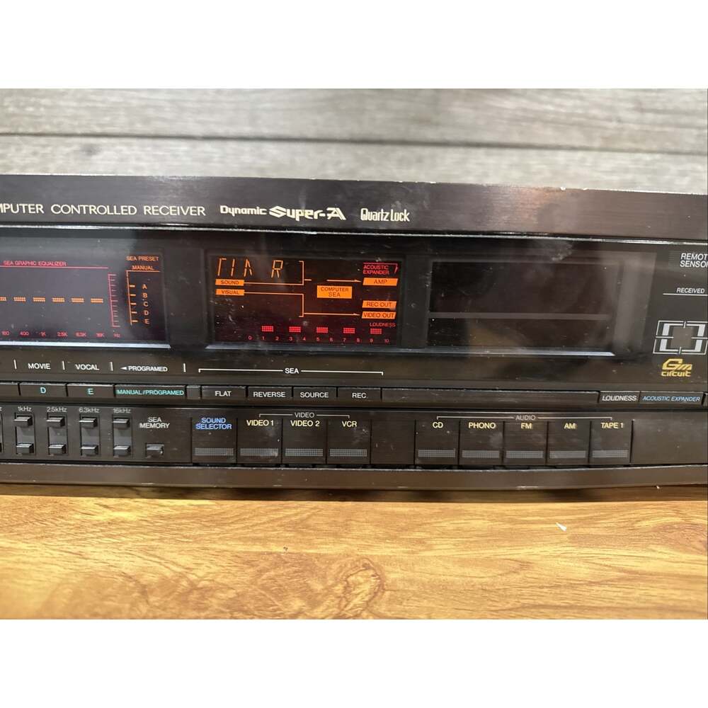 JVC RX-5V Computer Controlled Receiver FM/AM Dynamic Super A Works NO REMOTE - Picture 3 of 12